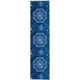 thumbnail image 1 of Washable Simon Rug 2x8 Blue Lightweight Durable Stain Resistant Non-Slip, 1 of 8