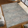 thumbnail image 1 of Washable Skid-Resistant Area Rug Geometric Pink 5' x 7', 1 of 9