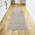 thumbnail image 1 of Washable Skid-Resistant Runner Rug Geometric Multi 24" x 96", 1 of 9