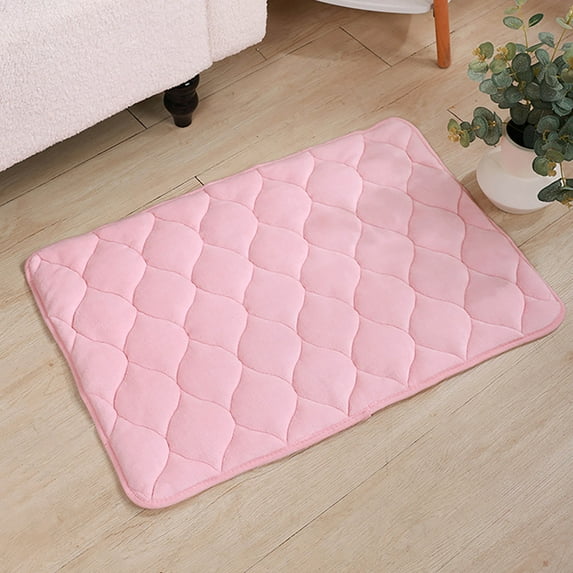 Washable Soft Dog Crate Mat with Anti-Slip Bottom, Durable Pet Bed Pad for Cages & Home - Multiple Sizes & Colors