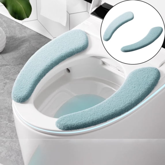Washable Soft Toilet Seat Cover Cushion Pad For Bathroom All Seasons