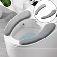 thumbnail image 1 of Washable Soft Toilet Seat Cover Cushion Pad For Bathroom All Seasons, 1 of 8