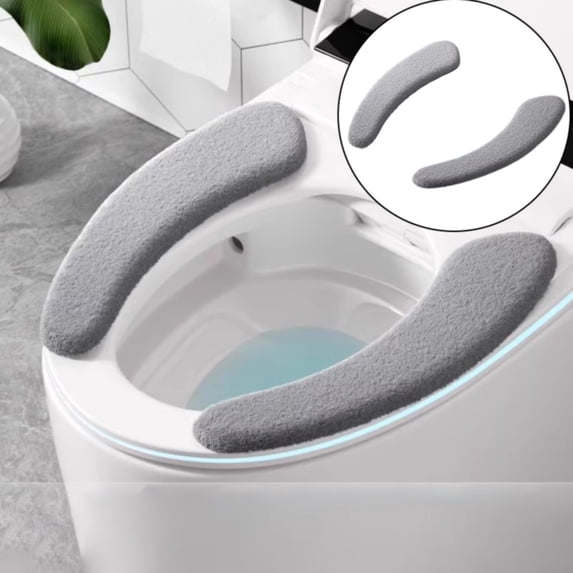 Washable Soft Toilet Seat Cover Cushion Pad For Bathroom All Seasons