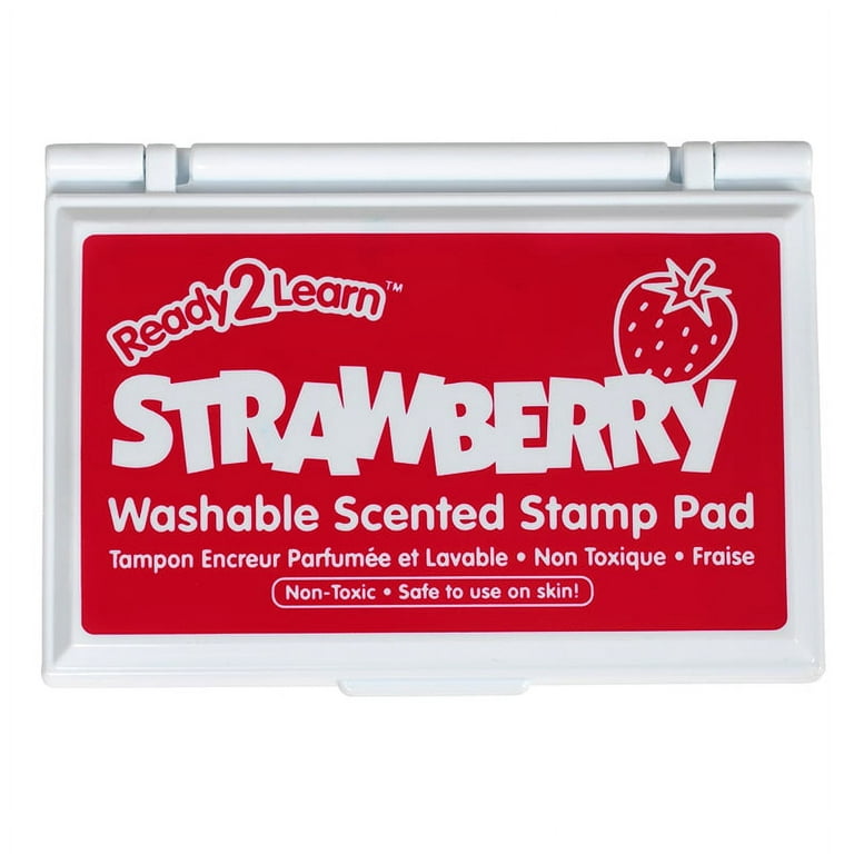 Ready 2 Learn Washable Stamp Pad - Strawberry Scent, Red