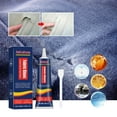 thumbnail image 1 of Washable Transparent Fabric Glue for Clothes, Denim & Leather - Strong Permanent Bond, Water & Heat Resistant, Fast Drying, 50ml Tube with Scraper Included, 1 of 9