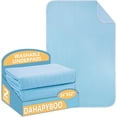 thumbnail image 1 of Washable Underpads, 34'x52' 2 Pack Incontinence Pads, Heavy Absorbency Reusable Pads for Elderly, Kids, Adults and Pets, Waterproof Quick Drying for Bed, Sofa, Floor, 1 of 7