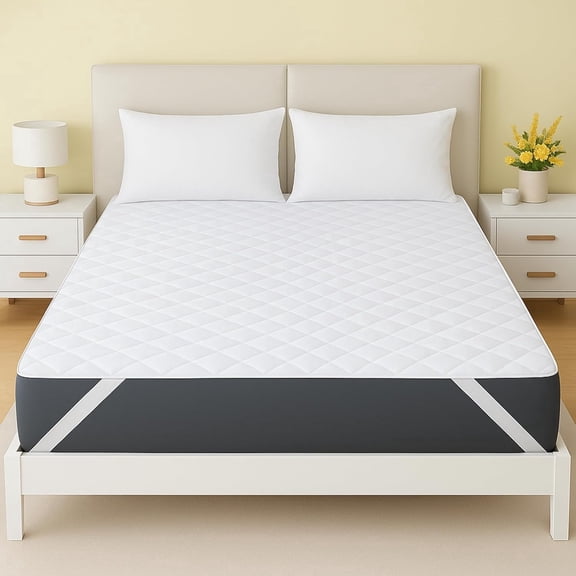 Washable Underpads Full Size 54'' x 75'' - Waterproof Reusable Heavy Absorbency Incontinence Bed Pads with Straps - Bedwetting Mattress Protector for Adults, Kids, Elderly and Pets