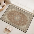 thumbnail image 1 of Washable Vintage Kitchen Mat 31"x20" Non Slip Soft Plush Low Profile Kitchen Rug, Distressed Medallion Oriental Style Sink Mat for Laundry Room Bedroom Office, 1 of 6