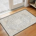 thumbnail image 1 of Washable Vintage Kitchen Mat 31"x20" Non Slip Soft Plush Low Profile Kitchen Rug, Distressed Medallion Oriental Style Sink Mat for Laundry Room Bedroom Office, 1 of 6
