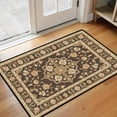 thumbnail image 1 of Washable Vintage Kitchen Mat 31"x20" Non Slip Soft Plush Low Profile Kitchen Rug, Distressed Medallion Oriental Style Sink Mat for Laundry Room Bedroom Office, 1 of 6