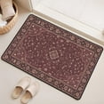 thumbnail image 1 of Washable Vintage Kitchen Mat 31"x20" Non Slip Soft Plush Low Profile Kitchen Rug, Distressed Medallion Oriental Style Sink Mat for Laundry Room Bedroom Office, 1 of 6