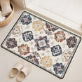 thumbnail image 1 of Washable Vintage Kitchen Mat 31"x20" Non Slip Soft Plush Low Profile Kitchen Rug, Distressed Medallion Oriental Style Sink Mat for Laundry Room Bedroom Office, 1 of 6