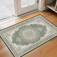 thumbnail image 1 of Washable Vintage Kitchen Mat 31"x20" Non Slip Soft Plush Low Profile Kitchen Rug, Distressed Medallion Oriental Style Sink Mat for Laundry Room Bedroom Office, 1 of 6