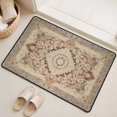 thumbnail image 1 of Washable Vintage Kitchen Mat 31"x20" Non Slip Soft Plush Low Profile Kitchen Rug, Distressed Medallion Oriental Style Sink Mat for Laundry Room Bedroom Office, 1 of 6