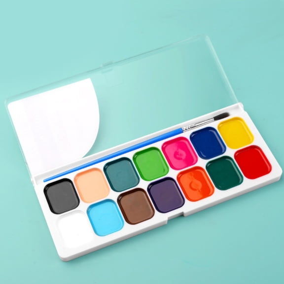 Washable Watercolor Paint Set for Art and Craft Supply Non Toxic with Vibrant Colors and Easy Clean Up for Creative Projects