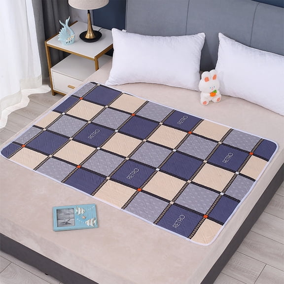 Washable Waterproof Underpads,Large Bed Pad Diaper Mat for Elderly Care,Incontinence Bed Pads ,Reusable Bed Wetting Underpad Mattress for Night Care,Pets Protective Pad for Bed Couch Sofa Floor