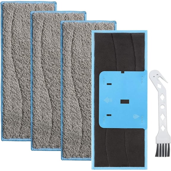 Washable Wet Mopping Pads for iRobot Braava Jet m6 6012 6110 6112, 4 Pack
