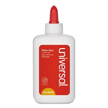 Washable White Glue, 4 Oz, Dries Clear | Bundle of 10 Packs