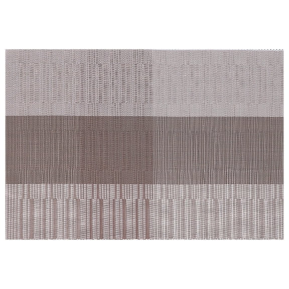 Washable Woven Vinyl Placemat, Heat-Resistant Dining Table Mat for Indoor Outdoor Use, Non-Fading Pvc Kitchen Place Mat, Easy-Wipe Rectangle Table Setting Decor for Restaurant Family , A Placemat
