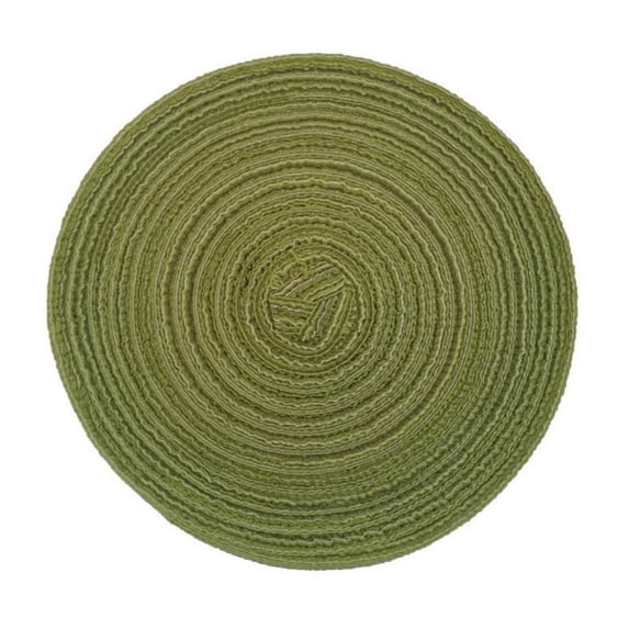 Washable Woven Vinyl Placemats, Easy Clean Plastic Table Mat for Dining Table, Fruit Pad Heat Insulation Coaster