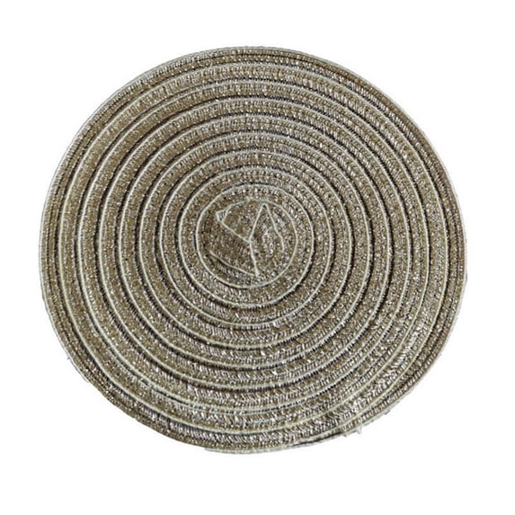 Washable Woven Vinyl Placemats, Easy Clean Plastic Table Mat for Dining Table, Fruit Pad Heat Insulation Coaster