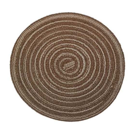 Washable Woven Vinyl Placemats, Easy Clean Plastic Table Mat for Dining Table, Fruit Pad Heat Insulation Coaster