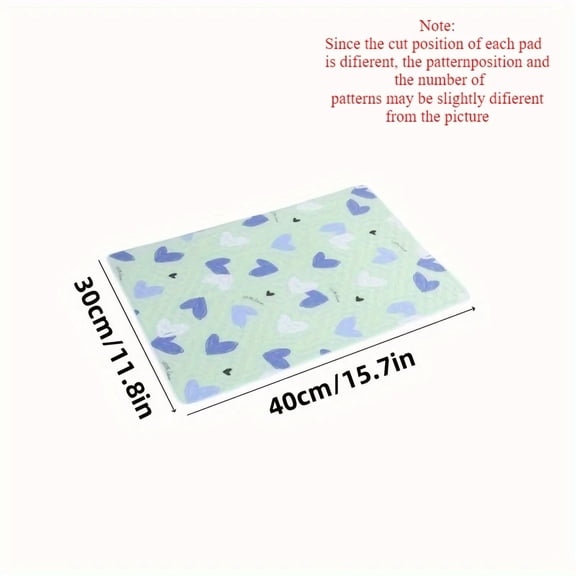 Washable and Reusable Absorbent Waterproof Anti Slip and Urine Isolation Pads Women's Menstrual Protection Pads Thick Care Pads