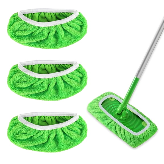 Washable and reusable 3pcs microfiber mop pad - Washable mop pad replacement, suitable for mopping floors (excluding mops)