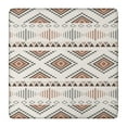 thumbnail image 1 of Washable bohemian style square tablecloth with elastic hem, designed for dining tables and card tables, 1 of 6