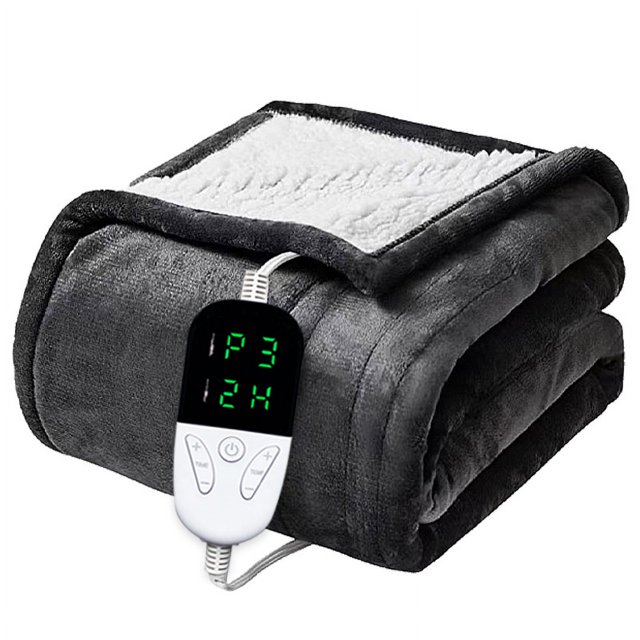 Washable doublelayer temperaturecontrolled heating Electric blanket