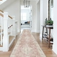 thumbnail image 1 of Washable Runner Rugs for Hallways 2x8 Non-Slip Runners for EntranceVintage Pink, 1 of 8