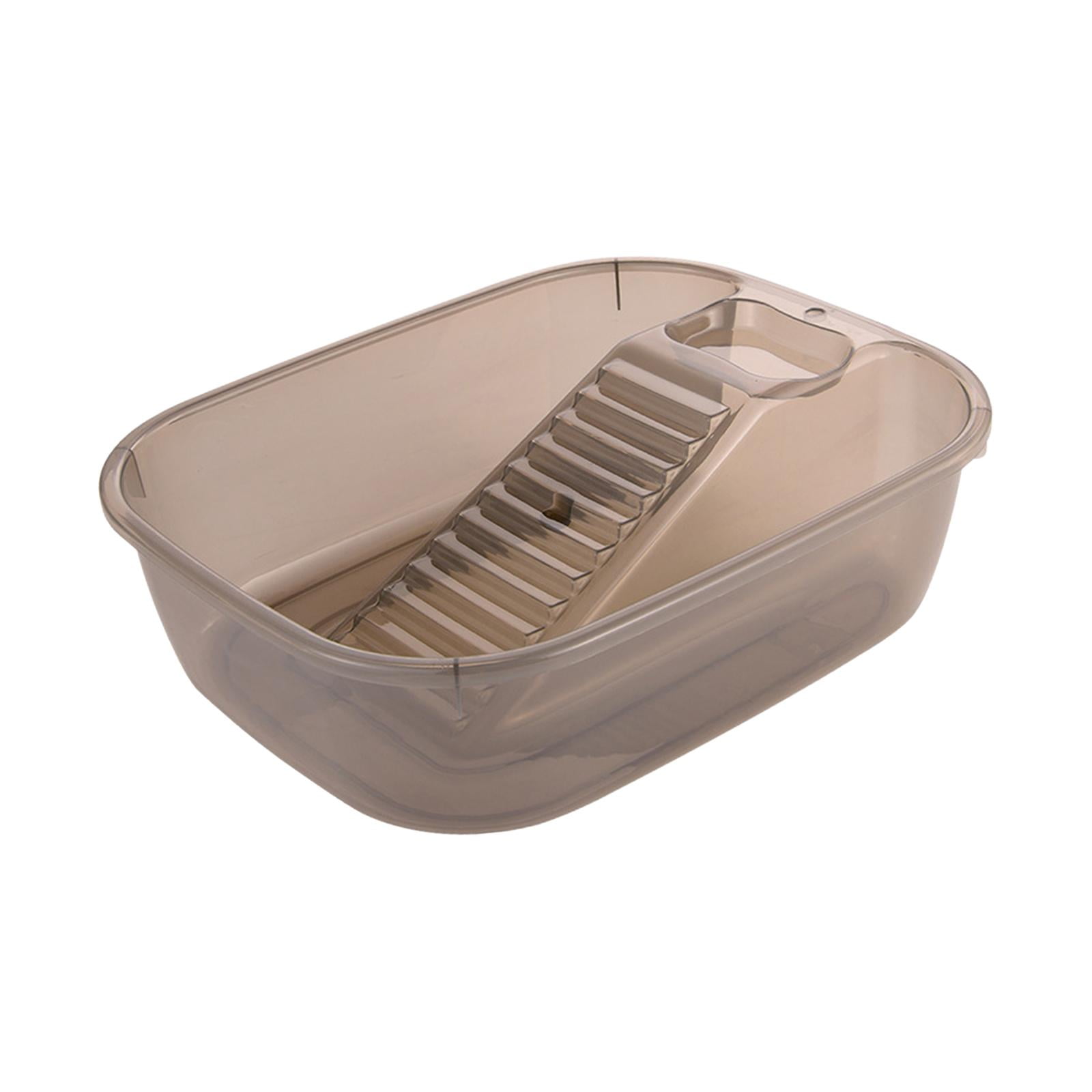 Washboard Basin Household Portable Wash Tub with Washboard for Outdoor