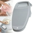 thumbnail image 1 of Washboard With Hook, Gray, 44*20 Cm/ Portable Hand Washing Machine Plastic Manual Laundry Washer For Underwear Socks / Non Travel Clothes Cleaner With Soap Rack, 1 of 9
