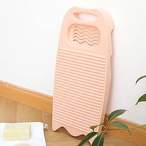 Washboard for Laundry, Washboard for Hand Washing Clothes, Portable Hand Washing Board, Hand Washer for Clothes, Plastics Scrubbing Board, Household Scrub Board for Home Travel, 17.7x7.8x1.97 inch
