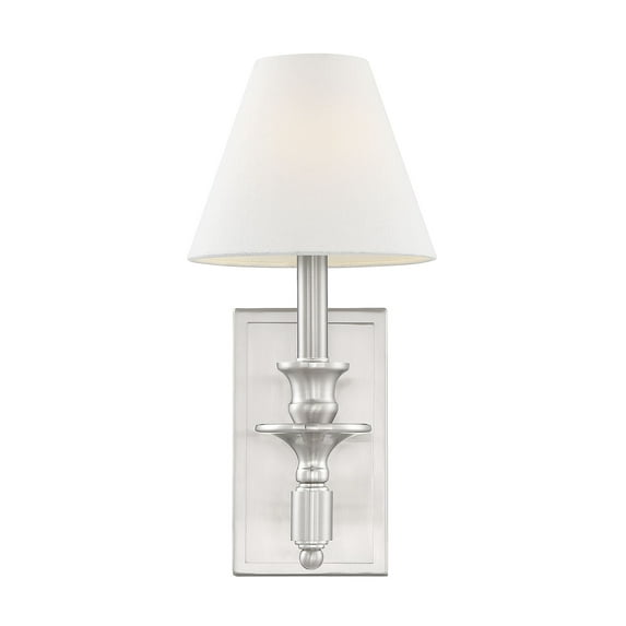 Washburn 1-Light Wall Sconce in Satin Nickel