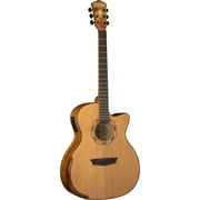 Washburn 6 String Acoustic-Electric Guitar, Natural WCG66SCE-O
