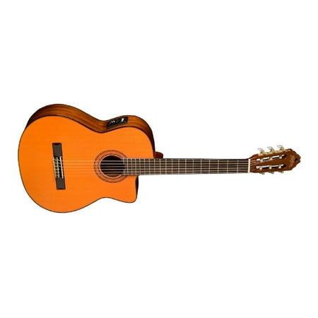 Washburn C5CE Classical Cutaway 6-String Acoustic Guitar Right Hand Natural