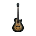 thumbnail image 1 of Washburn Deep Forest Burl Grand Auditorium Acoustic Electric Guitar - Black Fade, 1 of 9