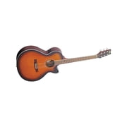 Washburn SH35TB Semi-Hollow 6-String Electric Guitar Trans Black