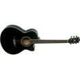 thumbnail image 1 of Washburn EA12 Festiva Mini Jumbo Cutaway Acoustic Electric Guitar - Black, 1 of 2