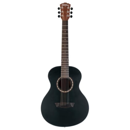 Washburn G-Mini 5 Apprentice Series Acoustic Guitar, Matte Black