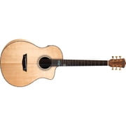 Washburn Guitars Bella Tono Allure SC56S Mahogany 25.5 in Studio Acoustic-Electric Guitar, Multicolor