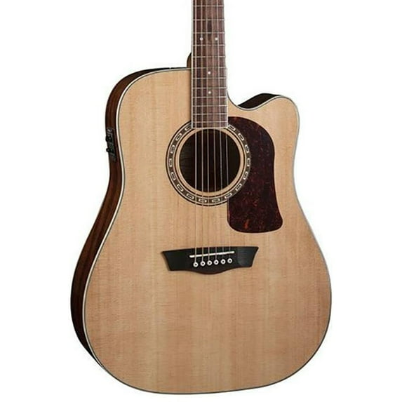 Washburn HD10SCE-O-U Heritage Dreadnought Acoustic-Electric Guitar, Mahogany