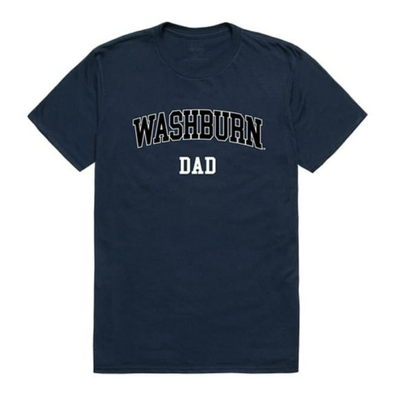 Washburn University College Dad T-Shirt, Navy - Large