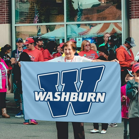 Washburn University Logo 3 X 5 Foot Outdoor Decorative Flag,Garden Flag,Outdoor Single Flag