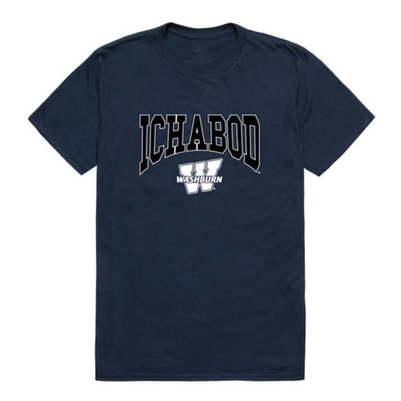Washburn University Men Athletic T-Shirt, Navy - Medium
