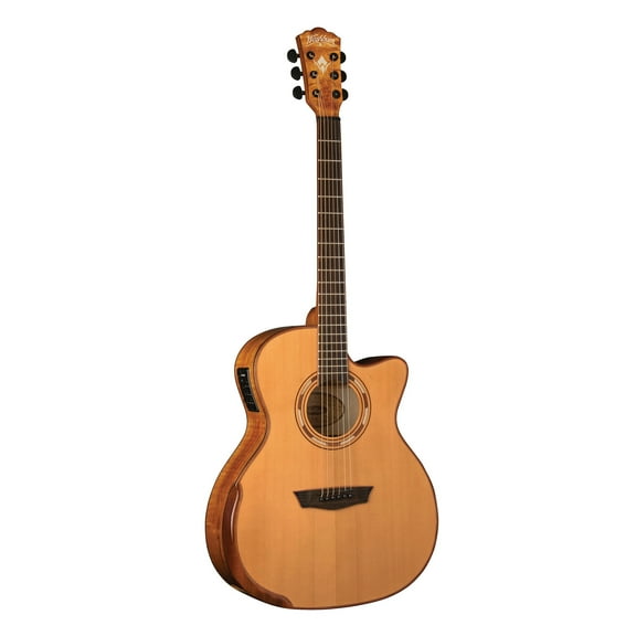 Washburn WCG66SCE 6-String Grand Auditorium Cutaway Acoustic Guitar - Natural