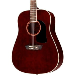 Washburn WD100DLTWRK-U Dreadnought Wine Red Acoustic Guitar with Gigbag