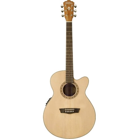 Washburn WG7SCE Solid Spruce Top Grand Auditorium Size Acoustic Electric Guitar