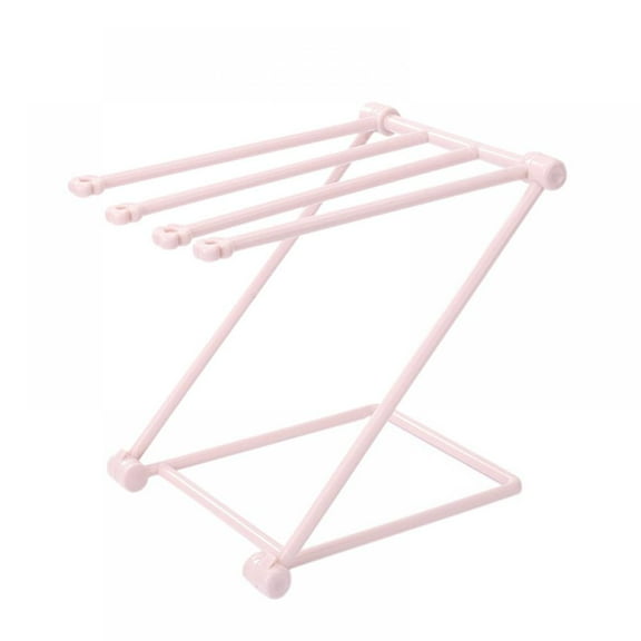 Washcloth Drying Rack 1PC, Home Kitchen Countertop Dishcloth Storage Rack, Z Type, 3 Arms Folding Dishcloth Holder, Hand Towel Stand Rack for Bathroom Sink